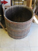WOODEN SYRUP BARRELL