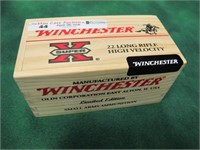 WINCHESTER 22 LONG 500 ROUNDS UNOPENED WOOD BOX