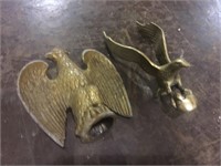 BRASS AND ALUMINUM EAGLES