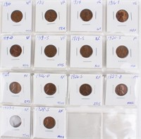 Coin Lincoln Cent Collection High Grade & Keys