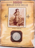 Coin 1886 Morgan Silver Dollar Annie Oakley