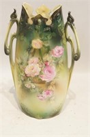 R S Prussia tall vase