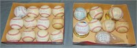 Lot of Baseballs. Signed and Stamped.