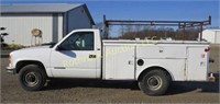 1996 GMC 2WD Single Cab Pickup Truck w/Utility Bed