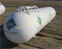 1000 Gal. NH3 Tank- Salvage Only