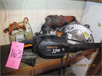4 electric tools: Milwaukee rotery hammer drill,