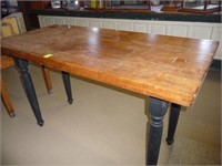 BUTCHER BLOCK TABLE