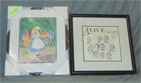 Alice in Wonderland Two Piece Lot.