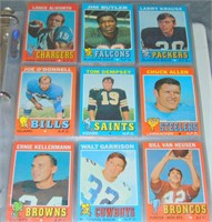 Binder of Sports Cards.
