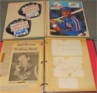 2 Binders of Assorted Sports Autographs