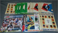 Chicago Cubs Programs/Scorecards, 1960-Modern