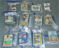 Large Lot of Assorted Star Baseball Cards