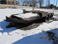 16' Homade triple axle flatbed trailer 7'6"x16'