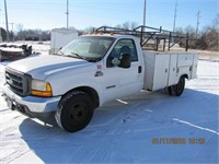2000 Ford F350 utility bed truck, 7.3 Diesel,