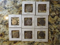 Lot of 8 Canada Nickels (Good Grades)