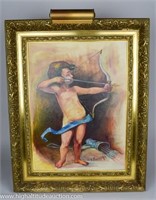 Original Oil Painting by W. Murray - Angel