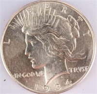 Coin 1934 Peace Silver Dollar Brilliant Unc.