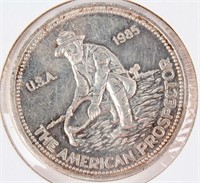 Coin American Prospector 1 Troy Ounce Silver Round
