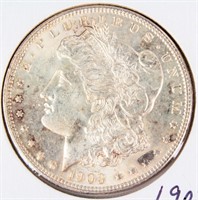 Coin 1903  Morgan Silver Dollar Uncirculated