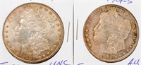 Coin 2 Morgan Silver Dollars 1900 & 1901-S