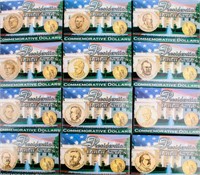 Coin Presidential Dollar Sets in Display