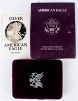 Coin 1991 Proof Silver Eagle in Original Box