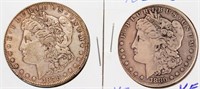 Coin 2 Morgan Silver Dollars 1878 & 1880-S