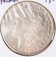 Coin 1901-P  Morgan Silver Dollar Very Fine
