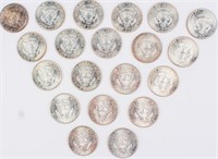 Coin 1964 Kennedy Half Dollar Roll 90% Silver