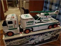 2006 Hess toy truck and helicopter