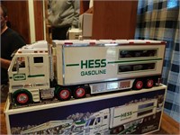 2003 Hess  toy truck and racecars