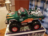 2007 Hess monster truck with motorcycles