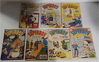 7 Superboy 10 and 12 cent comic books