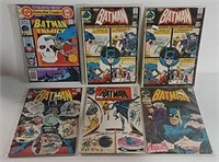 6 Batman comic books