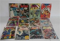 12 Batman comic books