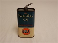 GULF ELECTRIC-MOTOR OIL HALF PINT U.S. CAN