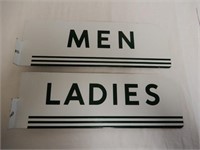 CITIES SERVICE MEN & LADIES DSP WASHROOM SIGNS