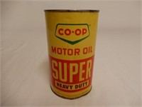 CO-OP SUPER HEAVY DUTY MOTOR OIL IMP. QT. CAN