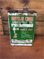 Southern Cross lubricating oil 1 gallon tin