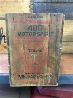 Texaco wooden box