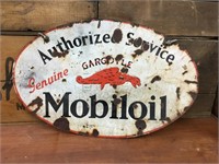 Gargoyle Mobioil enamel sign approx 68 x 45 cm