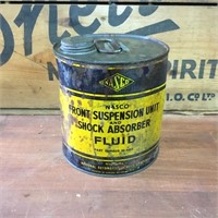 NASCO 1/2 gallon shock absorber fluid tin