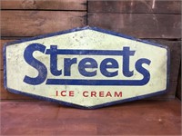 Streets icecream metal sign approx 40 x 45 cm