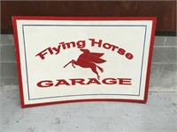 Reproduction flying horse sign approx