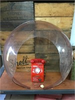 Pay telephone & privacy bubble