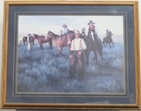 "Round-Up Wyoming" Western Art Print