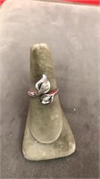 Beautiful sterling Calla Lily ring