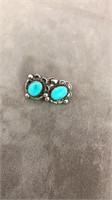 turquoise sterling earrings