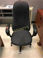 High Back Grey Office Chair