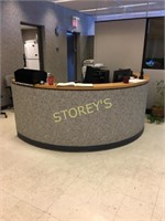 Curved Reception Counter - 10' x 40" Tall